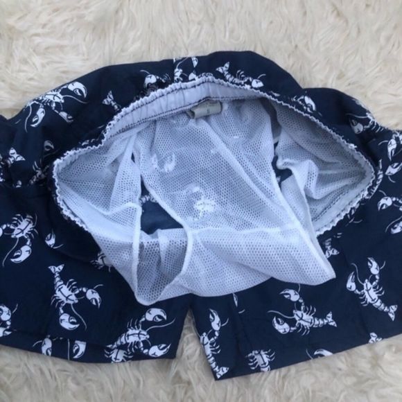 Lobster Print Swim Trunks - Picture 3 of 8